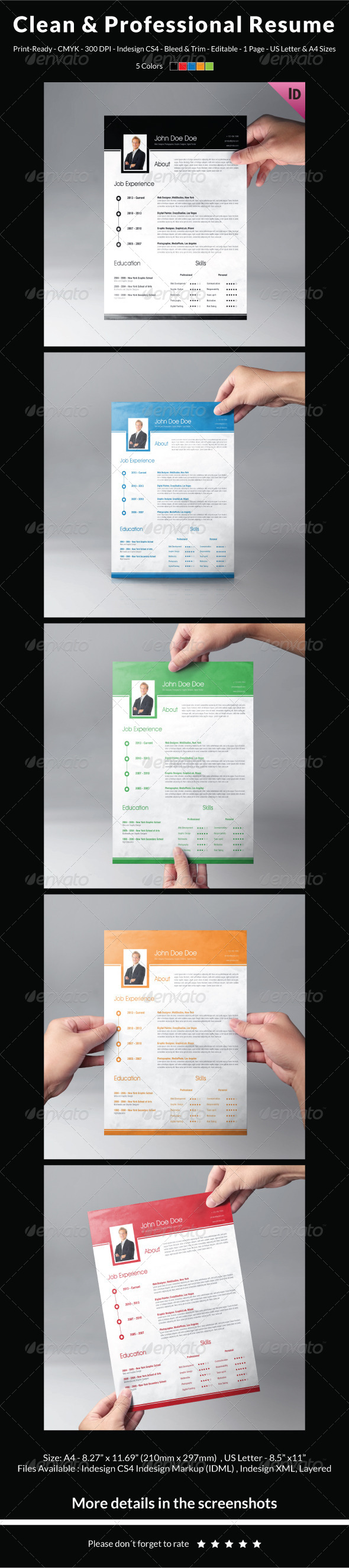 Clean & Professional Resume Template