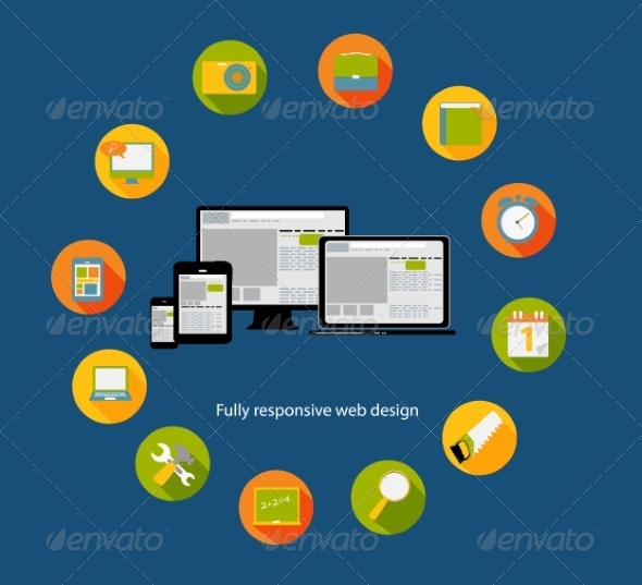 Responsive Web Design Icon Responsive Web Design Icon