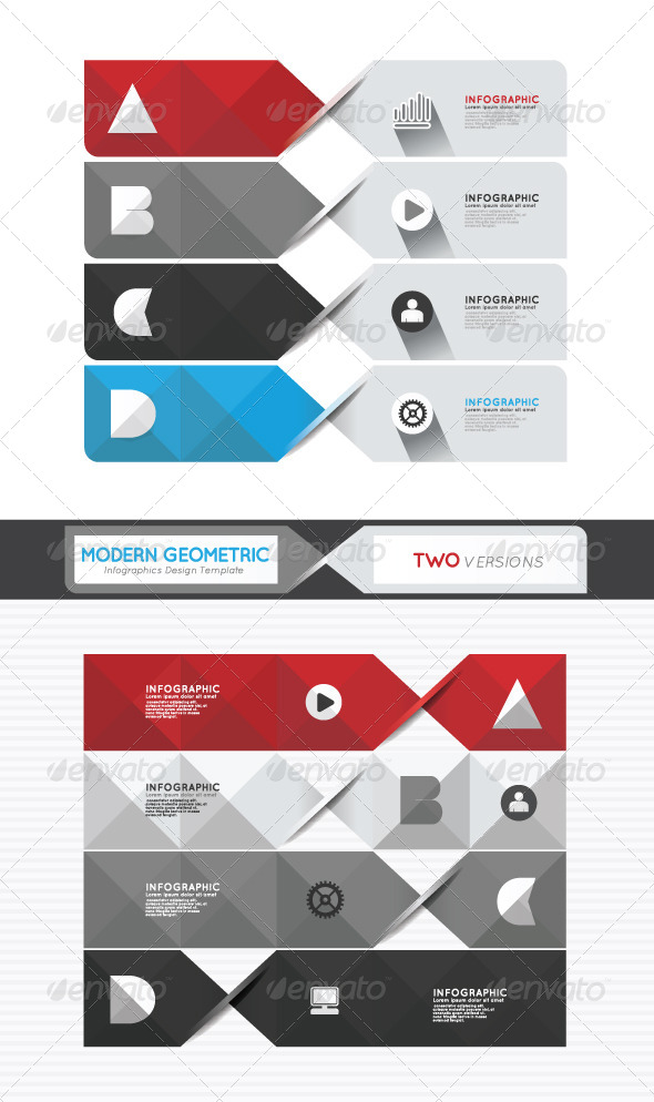 GraphicRiver Modern Geometric Infographics Design Template 6983381 GraphicRiver Modern Geometric Infographics Design Template 6983381