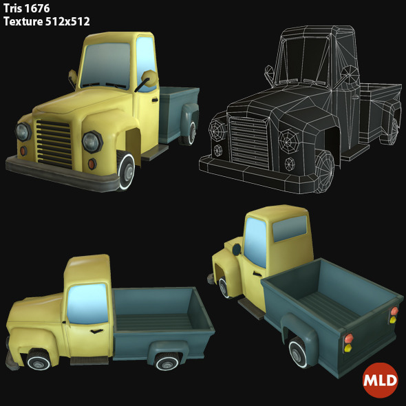Low Poly Truck Low Poly Truck