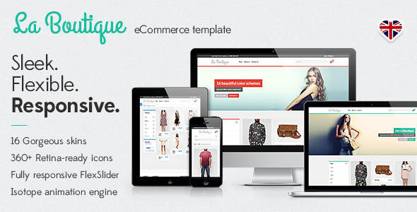 La Boutique Responsive eCommerce Template La Boutique Responsive eCommerce Template