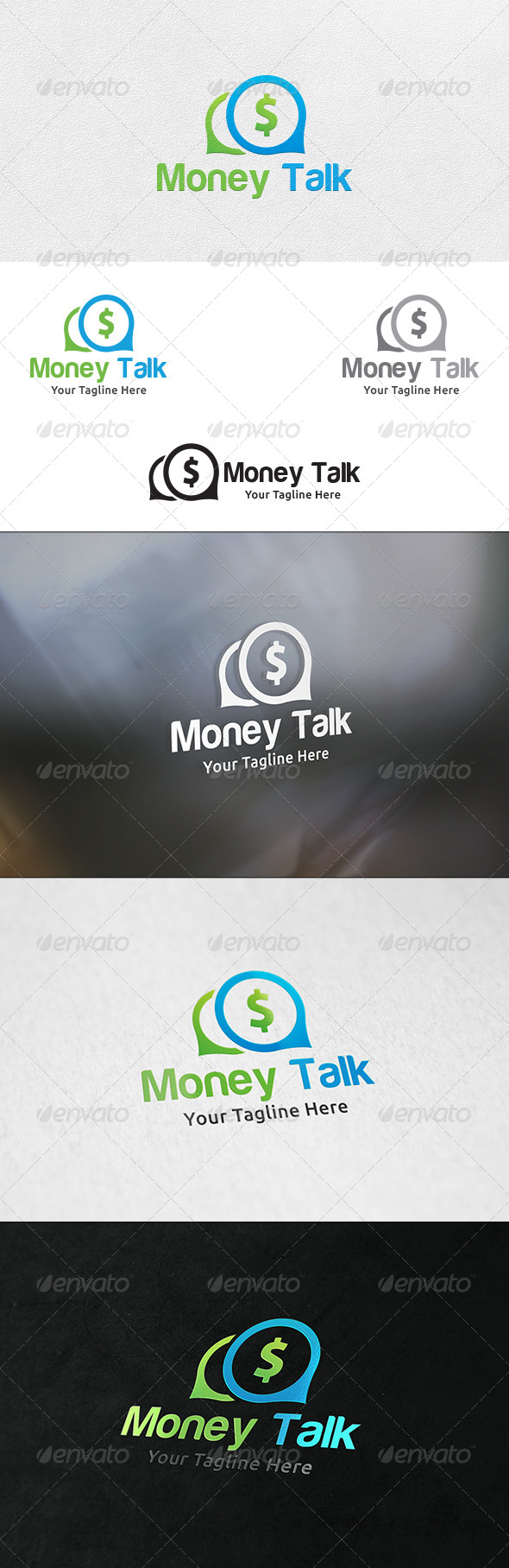 Money Talk Logo Template Money Talk Logo Template