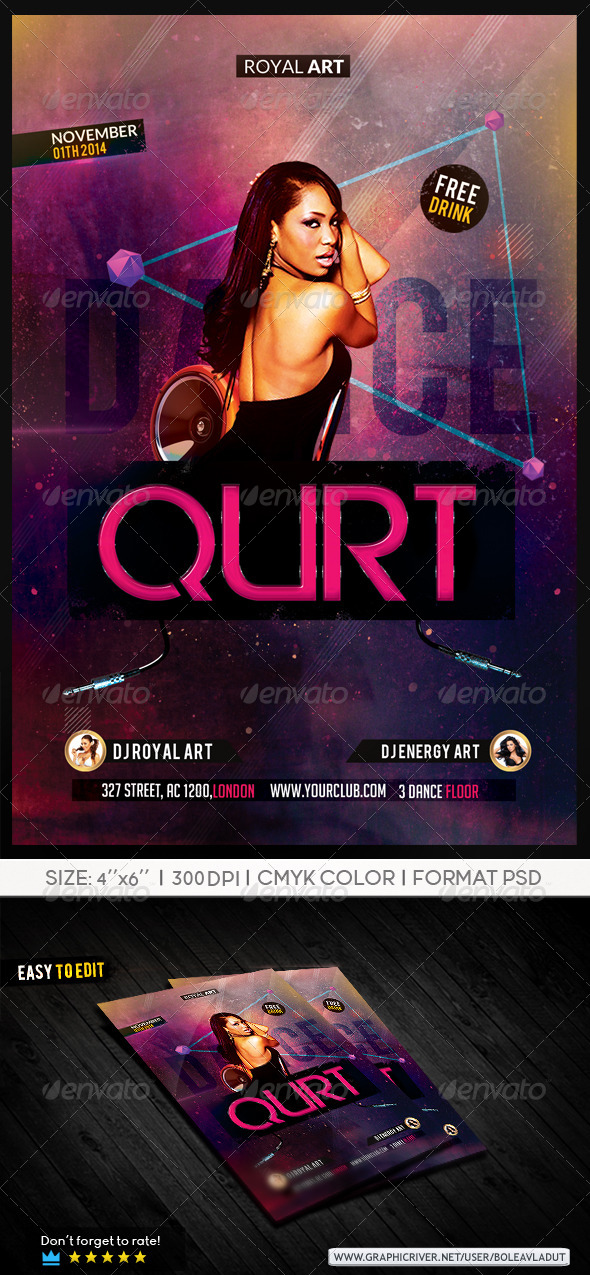 Flyer Night Club - Clubs & Parties Events
