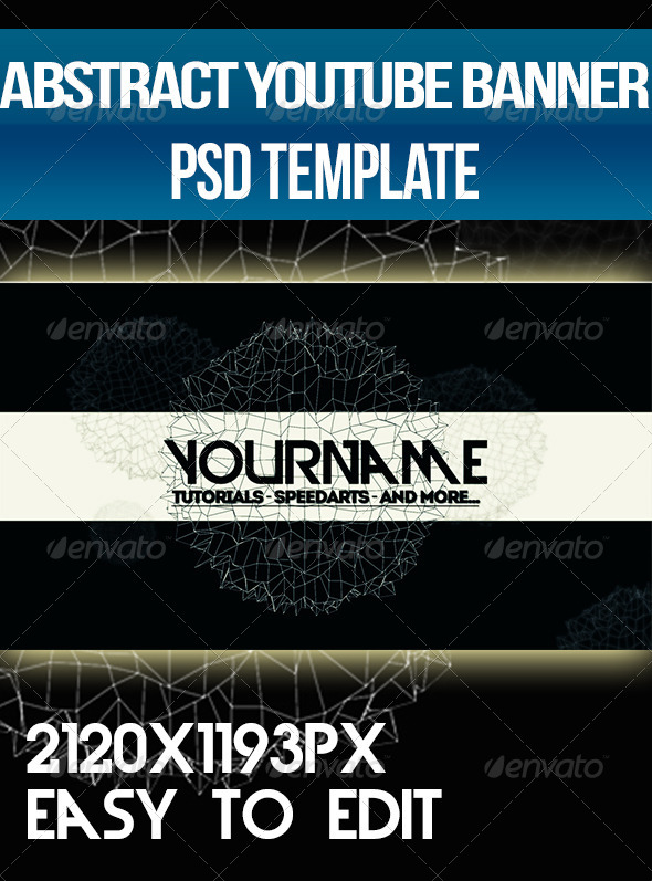 Abstract YouTube One Channel Design Banner Abstract YouTube One Channel Design Banner