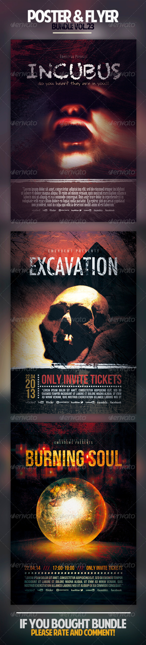 Poster & Flyer Bundle Vol.23 Poster & Flyer Bundle Vol.23