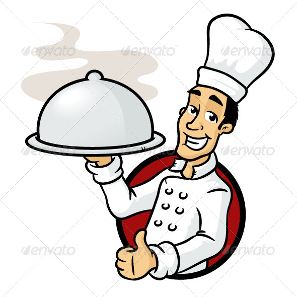  Gambar  Chef  Food Hat Graphics Designs Templates Animasi  