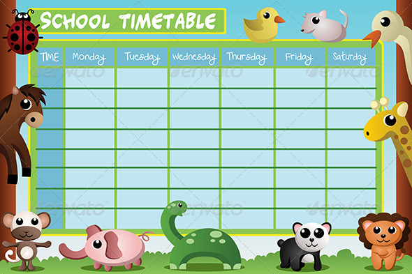 School Timetable Design School Timetable Design