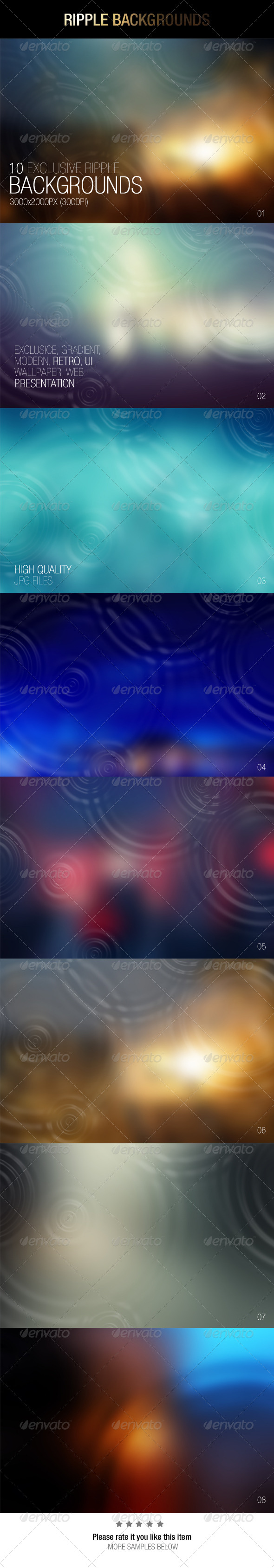 Ripple Backgrounds Ripple Backgrounds