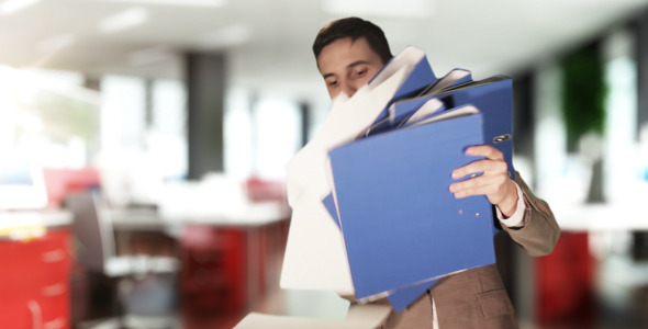 Worker Dropping the Folders Worker Dropping the Folders
