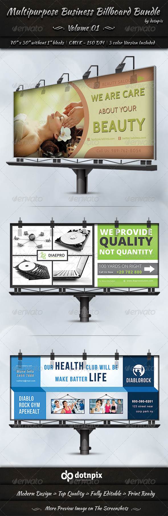 Multipurpose Business Billboard Bundle Volume 1 Multipurpose Business Billboard Bundle Volume 1