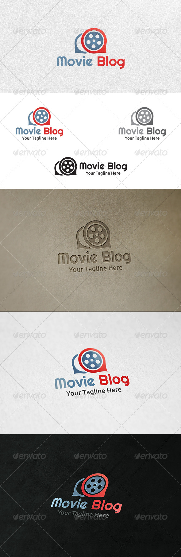 Movie Blog Logo Template Movie Blog Logo Template
