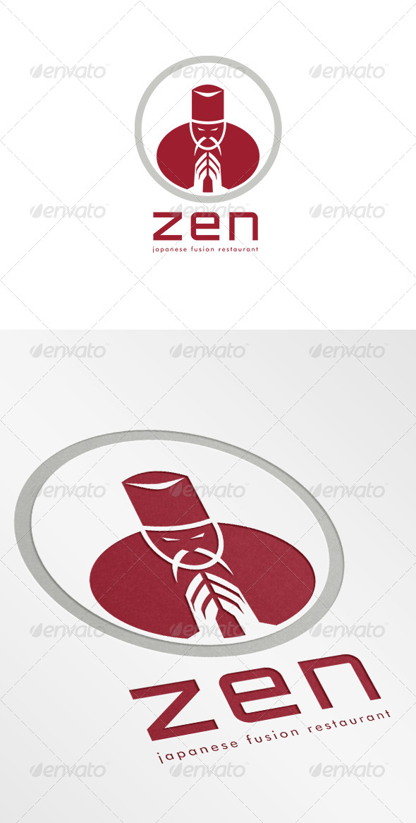 Zen Japanese Fusion Restaurant Logo Zen Japanese Fusion Restaurant Logo