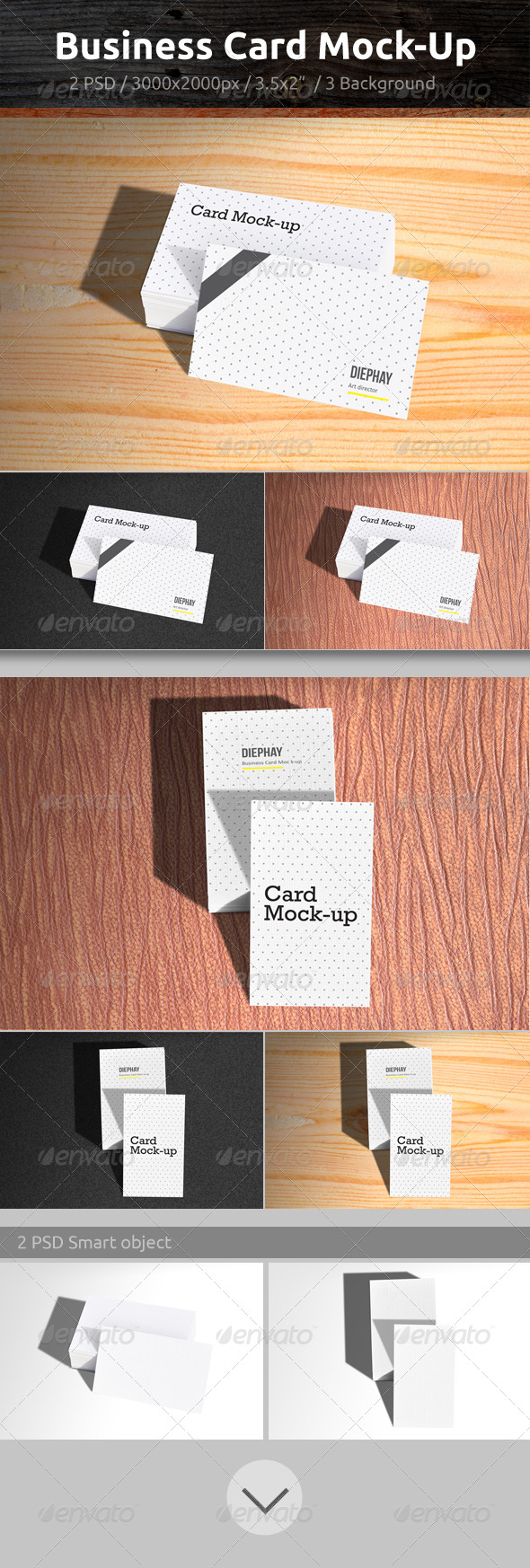 Business Card Mock-Up Business Card Mock-Up