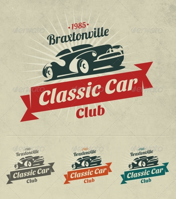 Classic Car Logo