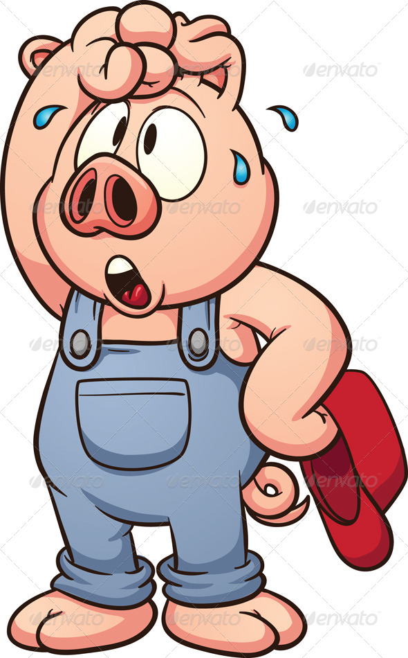 pig clip art character - photo #42