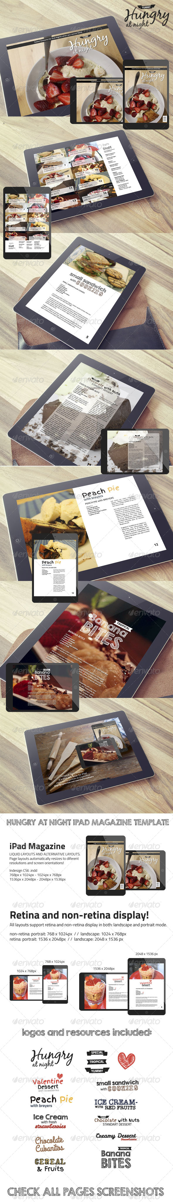 GraphicRiver Hungry At Night iPad Magazine Template 7010574 GraphicRiver Hungry At Night iPad Magazine Template 7010574