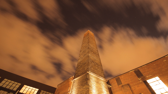 Huge Tower Smoke Stack Huge Tower Smoke Stack