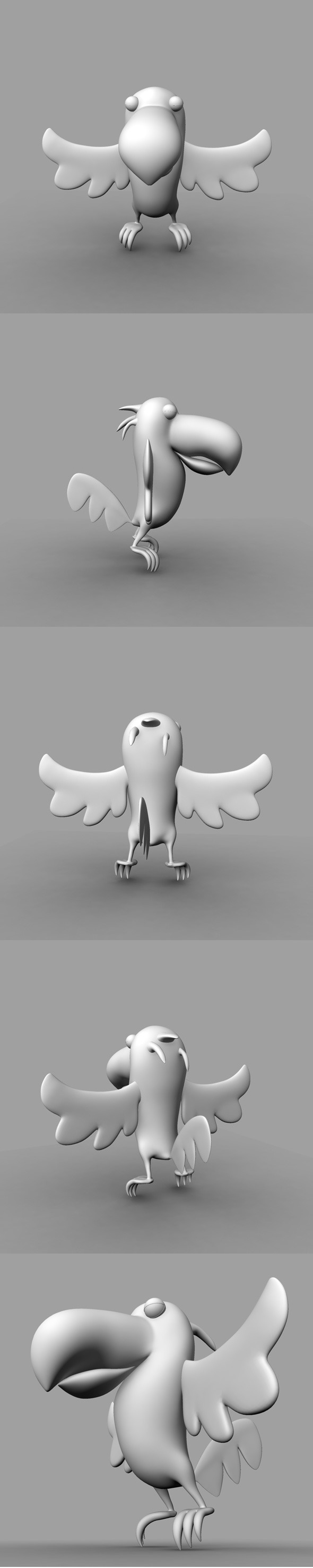 Cartoon Bird Model Cartoon Bird Model