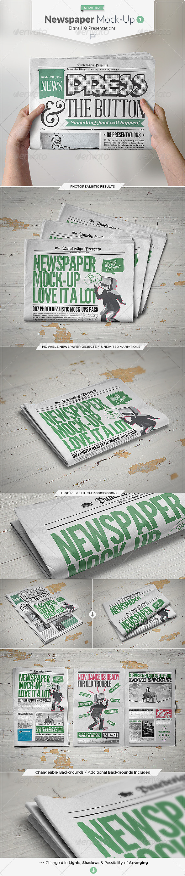 Newspaper Mock-Up Newspaper Mock-Up