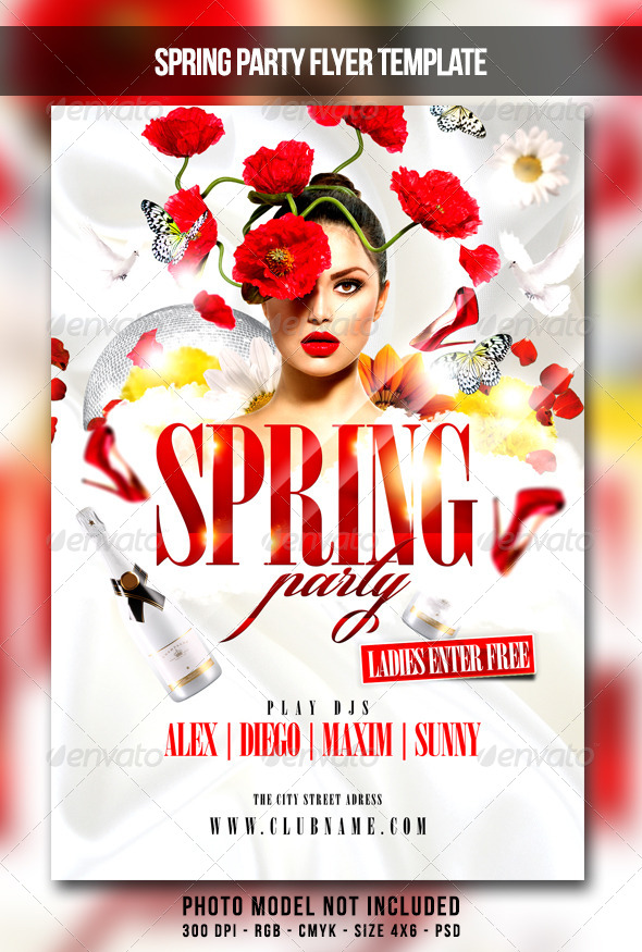 Spring Party Flyer Spring Party Flyer