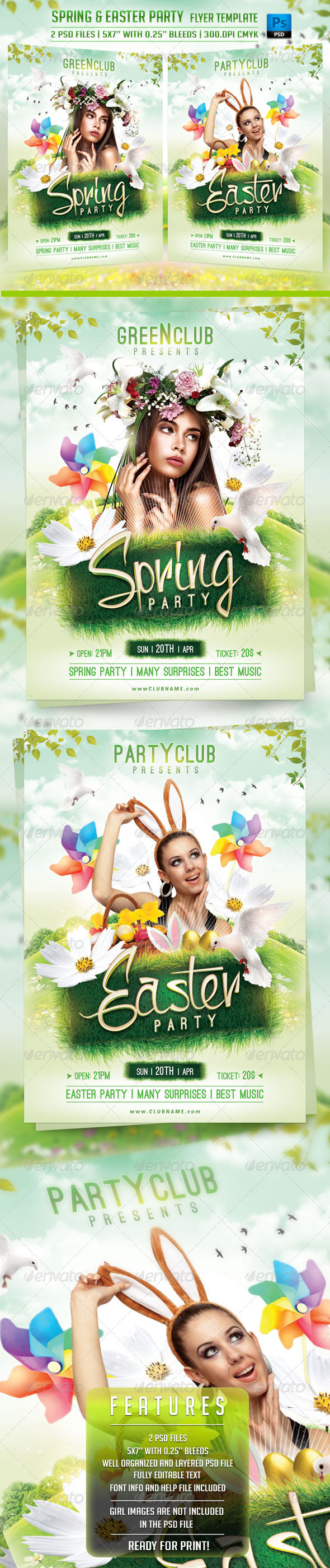 Spring and Easter Flyer Template