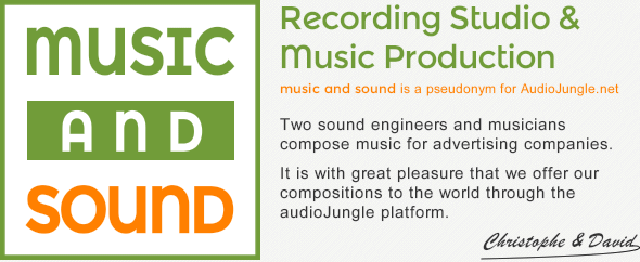 Musicandsound banner for audiojungle net