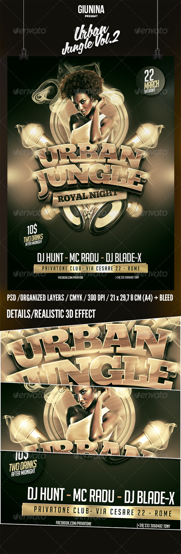 Urban Jungle Vol.2 Flyer/Poster