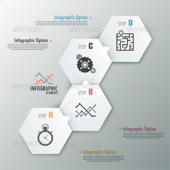 GraphicRiver Modern Infographic Options Banner With Polygons 7026737 GraphicRiver Modern Infographic Options Banner With Polygons 7026737