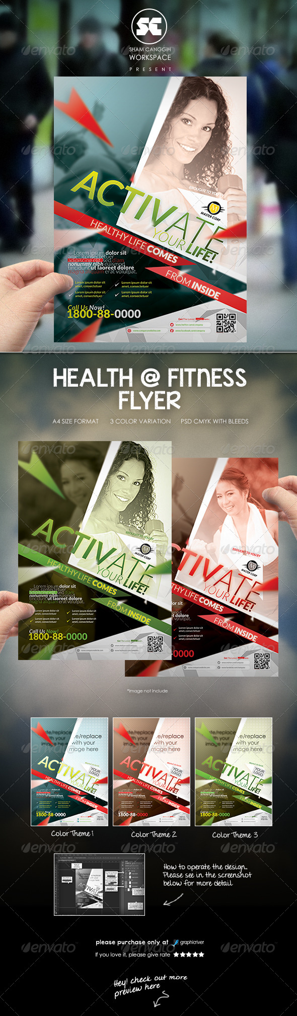 Sports & Fitness Flyer/Magazine Ads