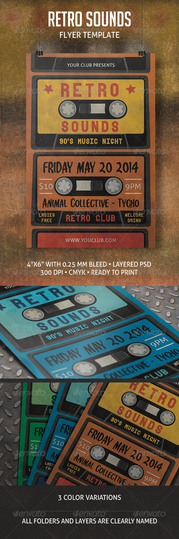Retro Sounds Flyer Retro Sounds Flyer