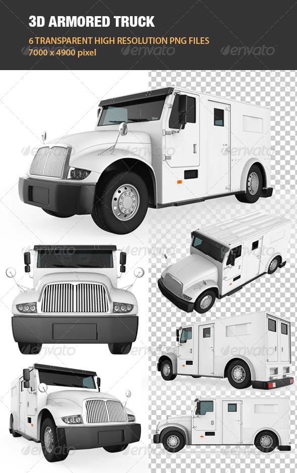 3D Armored Truck 3D Armored Truck