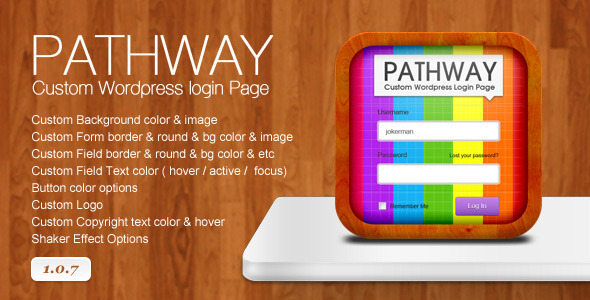 Pathway - Custom WordPress Login Page