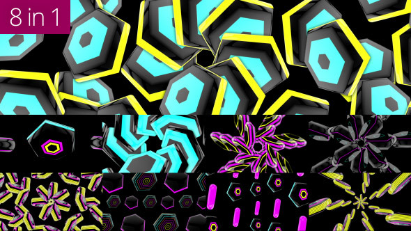 Color Heptagon VJ Pack 8 In 1 Color Heptagon VJ Pack 8 In 1