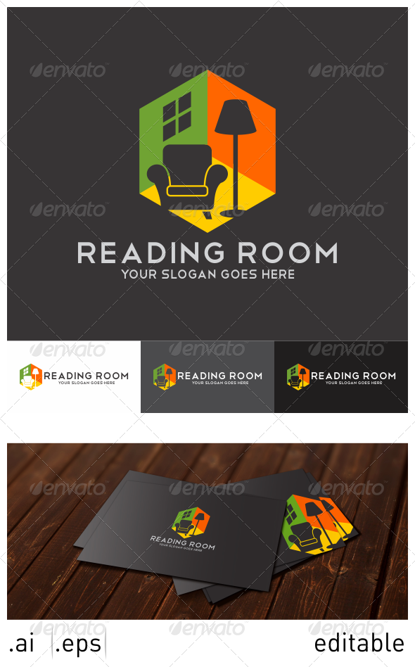 Reading Room Logo Template Reading Room Logo Template