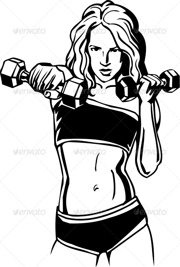 SEARCH AND BUY THIS PRODUCT Women's Fitness | GraphicRiver