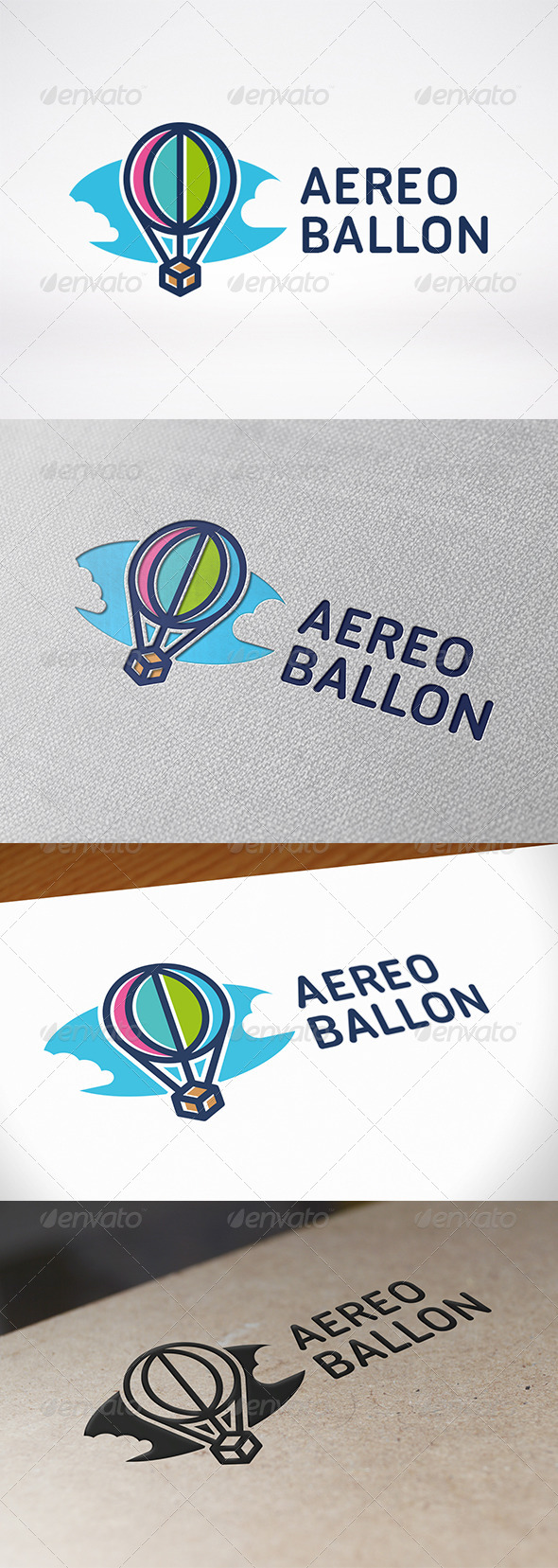 Air Balloon Logo Template - Objects Logo Templates
