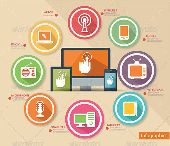 GraphicRiver Technology Concept Infographics 7012862 GraphicRiver Technology Concept Infographics 7012862