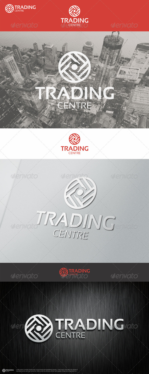 Trading Centre Logo - Vector Abstract
