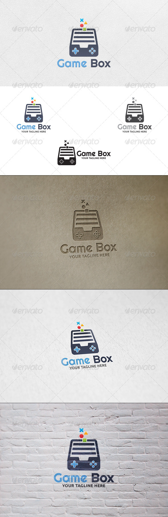 Game Box - Logo Template