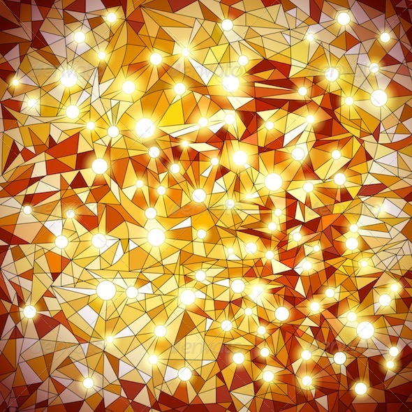 Glowing Golden Banner Glowing Golden Banner