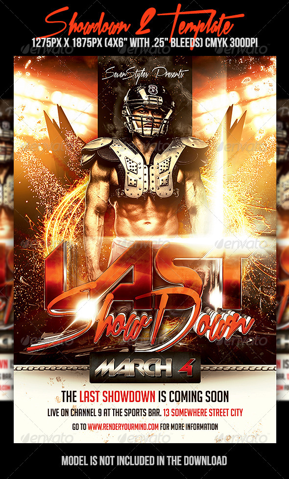 ShowDown 2 Flyer Template - Flyers Print Templates