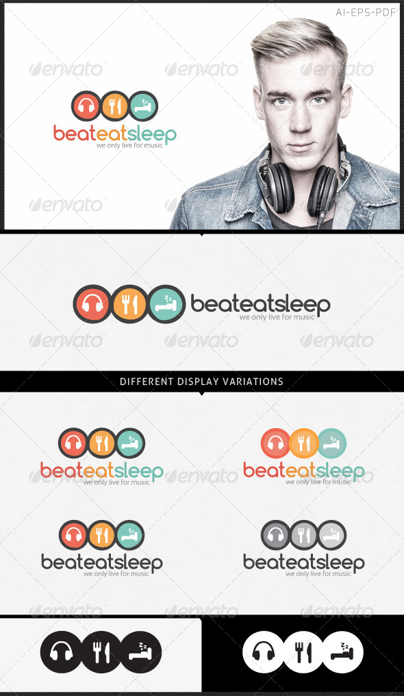 Music Logo - Beat Eat Sleep