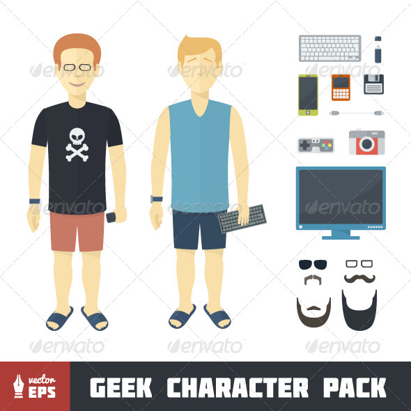 Geek Character Set Geek Character Set