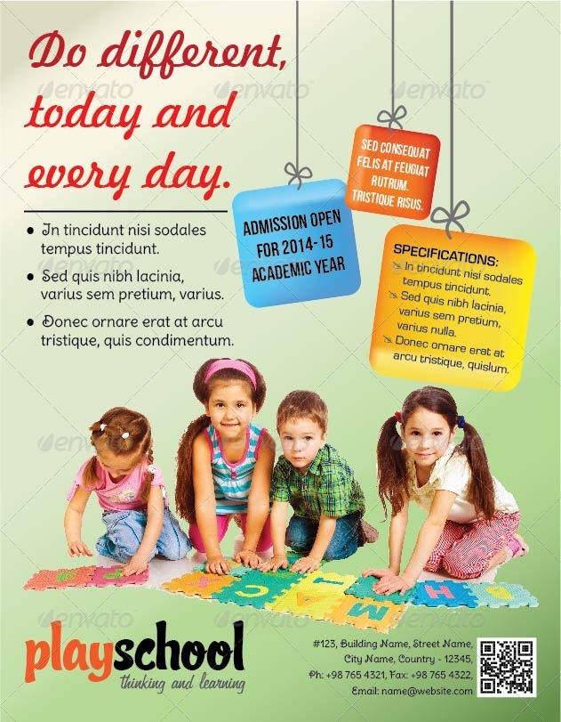 Play School / Education Flyer by GraphiteMedia  GraphicRiver