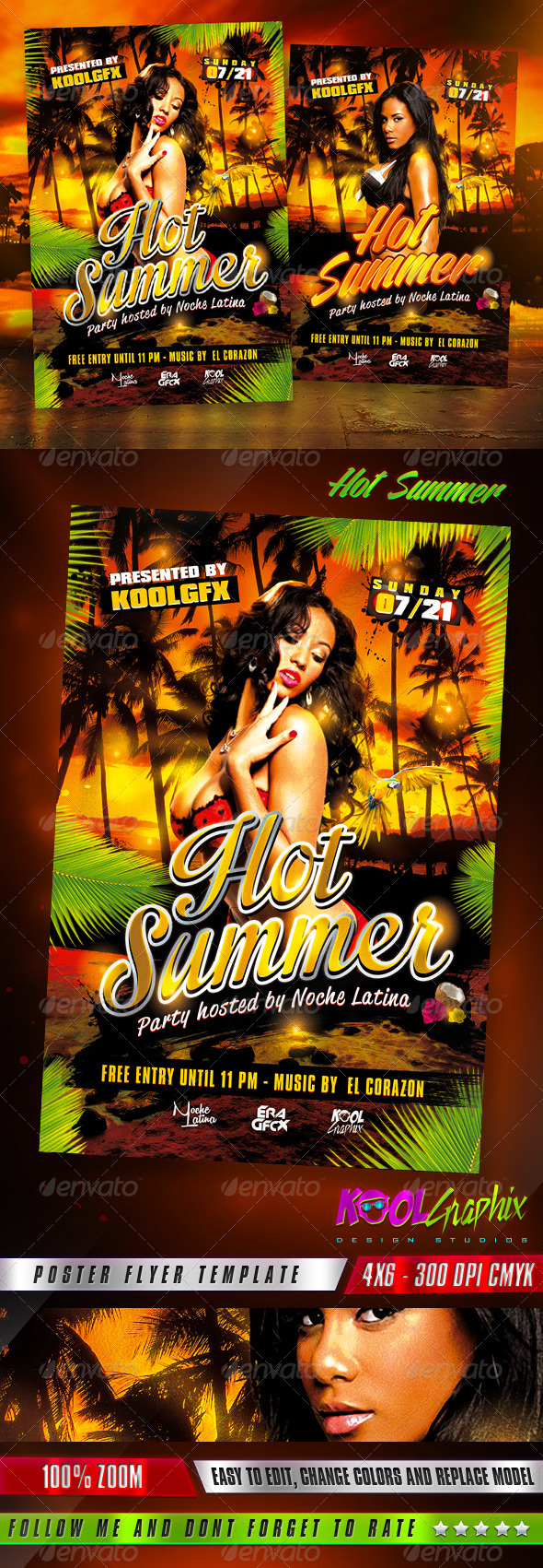 Hot Summer Party Flyer