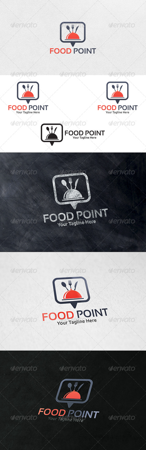 Food Point V2 - Logo Template
