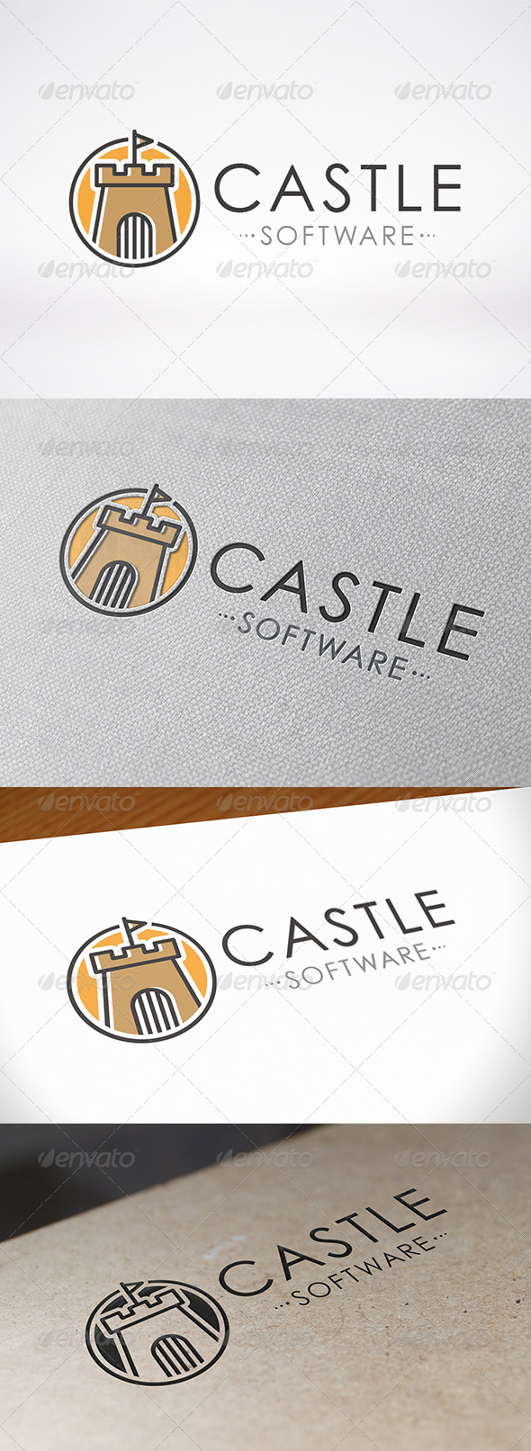 Castle Logo Template Castle Logo Template