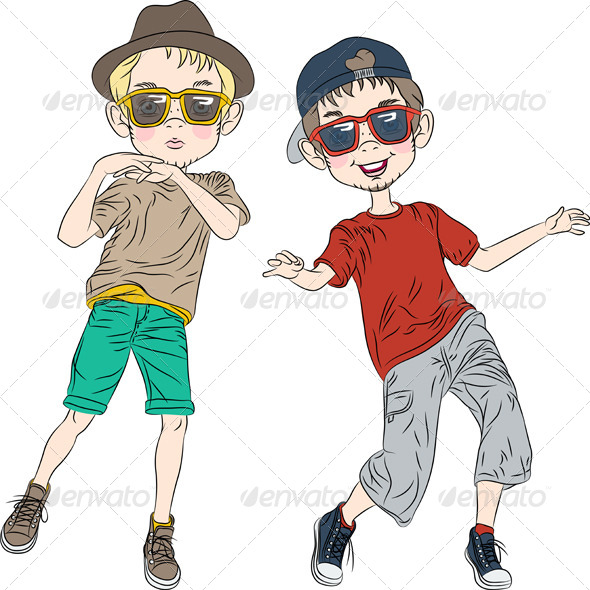 Hipster Boys Dancing Hipster Boys Dancing