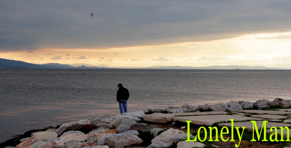Lonely Man In The Sunset Lonely Man In The Sunset
