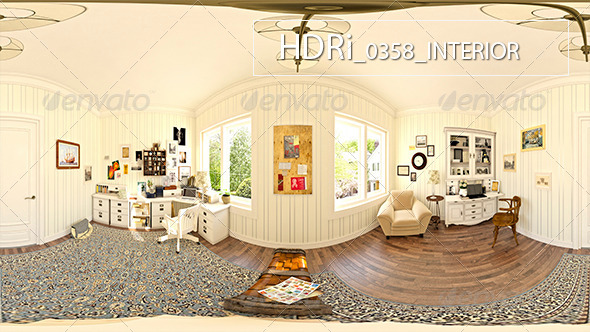 0358 Interoir HDRi - 3DOcean Item for Sale